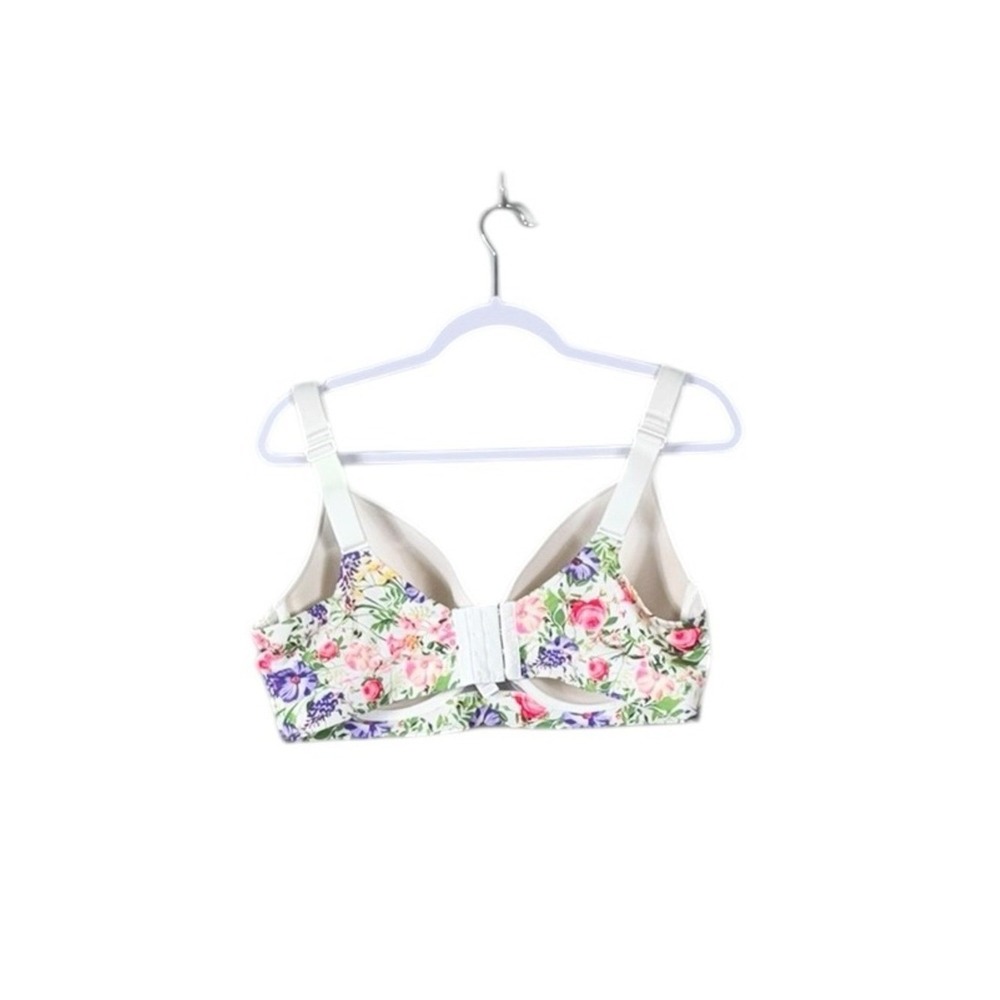 Cacique Comfort Bliss Lightly Lined Balconette Bra Size 40 DD Floral - Picture 5 of 8